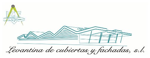 Logotipo de Levantina de Cubiertas y Fachadas